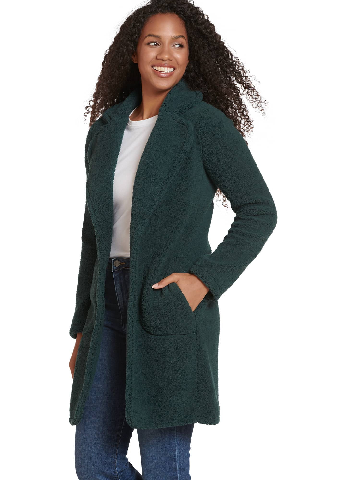 Jockey Women s Sherpa Coatigan Walmart