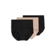 thumbnail image 1 of Jockey Women's Skimmies Cotton Stretch 360° Tummy Smoothing Brief - 3 Pack, 1 of 6