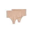 thumbnail image 1 of Jockey Women's Skimmies Seamfree Tummy Smoothing Thong - 2 Pack, 1 of 6
