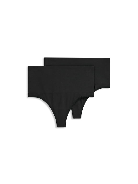 Women's Skimmies Seamfree Tummy Smoothing Thong - 2 Pack