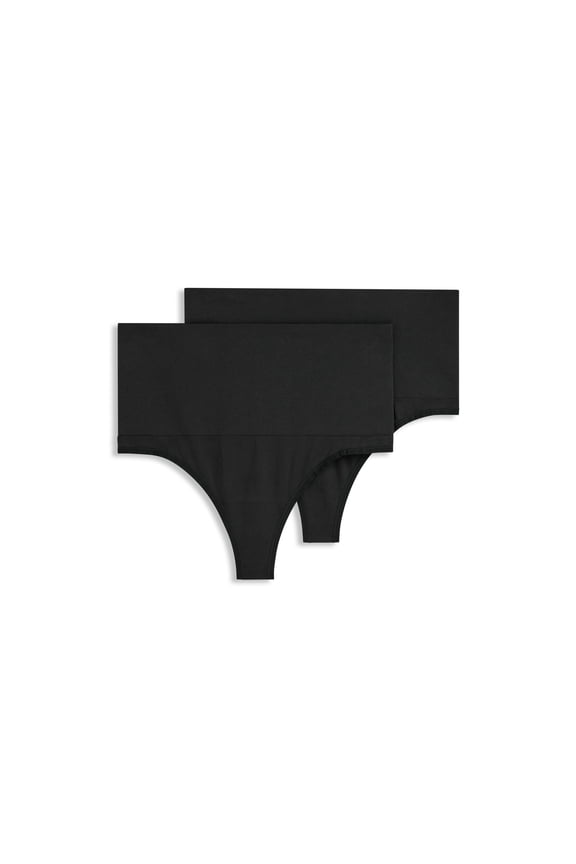 Women's Skimmies Seamfree Tummy Smoothing Thong - 2 Pack