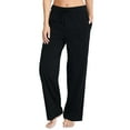 thumbnail image 1 of Jockey Women's Sleepwear Everyday Essentials 100% Cotton Pant , Black , XL, 1 of 2