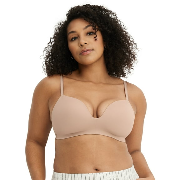 Jockey Women's Smooth & Sleek Microfiber Demi Coverage Wirefree T-Shirt Bra