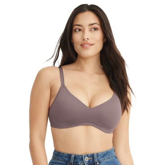 Jockey Women's Smooth & Sleek Microfiber Full Coverage Wirefree T-Shirt Bra