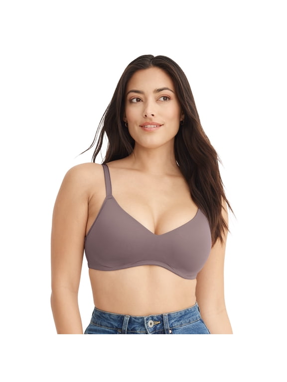 Women's Smooth & Sleek Microfiber Full Coverage Wirefree T-Shirt Bra