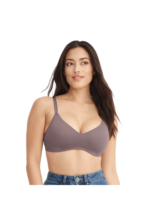 Women's Smooth & Sleek Microfiber Full Coverage Wirefree T-Shirt Bra