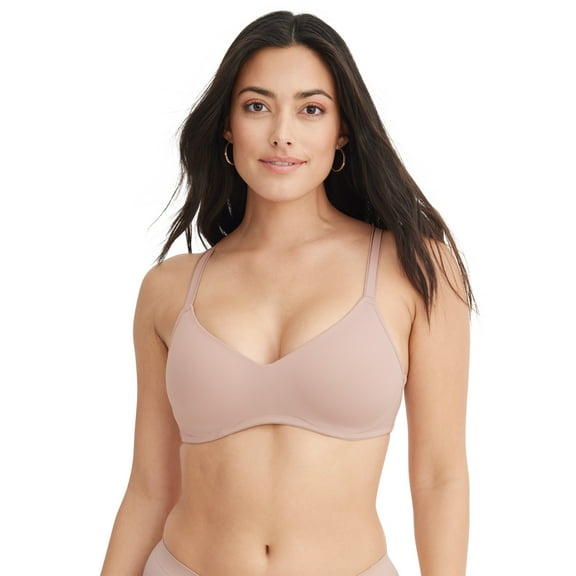 Jockey Women's Smooth & Sleek Microfiber Full Coverage Wirefree T-Shirt Bra