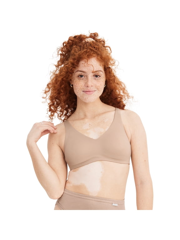 Women's Smooth & Sleek Microfiber Full Coverage Wirefree Unlined T-Shirt Bra