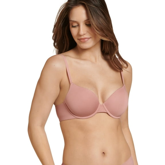 Jockey Women's Smooth & Sleek Supersoft Demi Coverage Underwire T-Shirt Bra