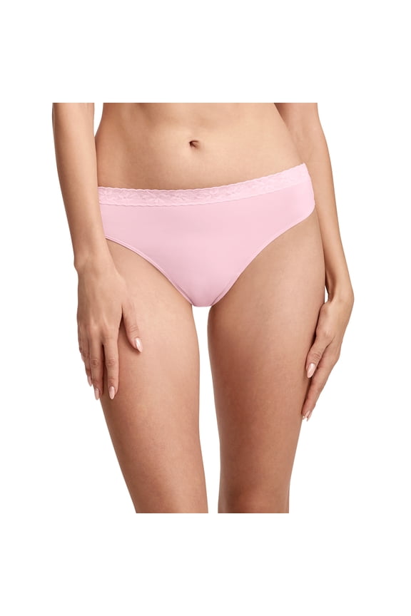 Women's Soft Stretch Lace Microfiber Thong