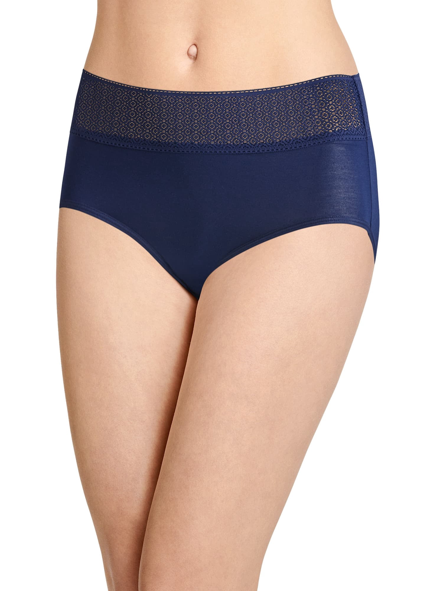 Picture of Jockey Women's Soft Touch Lace Modal Modern Brief - Walmart.com