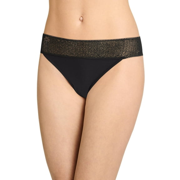 Jockey Women's Soft Touch Lace Modal Thong
