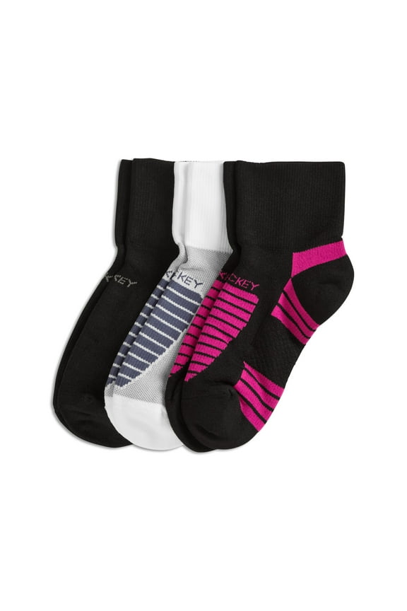 Women's Sport Quarter Socks - 3 Pack