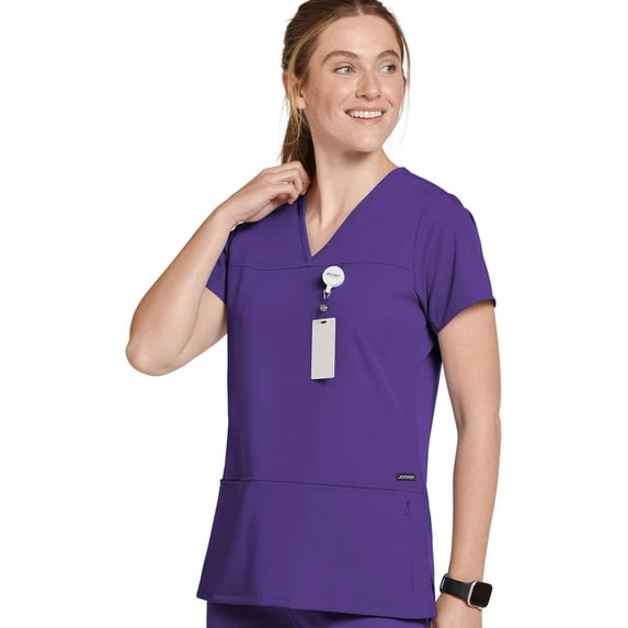 Jockey Women's True Fit Crossover V-Neck Scrub Top