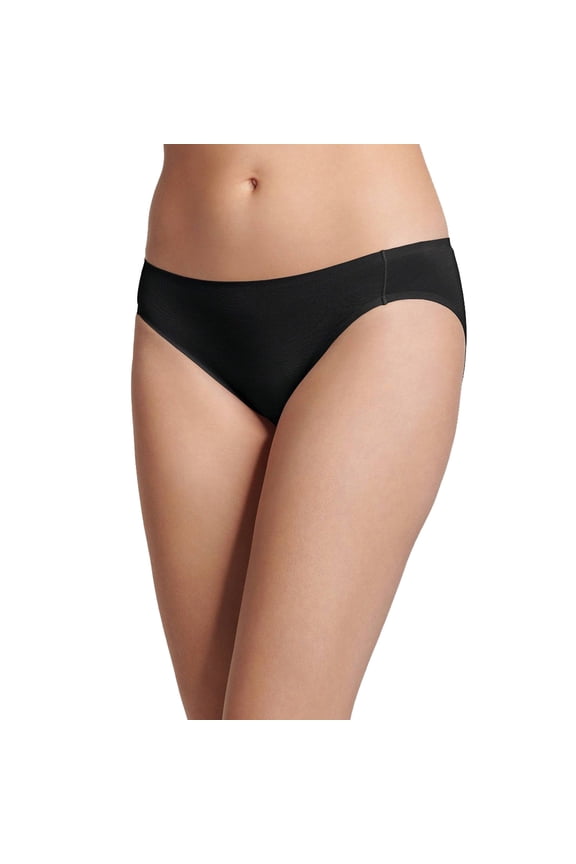 Women's Underwear Air Soft Touch Bikini, Black, Small