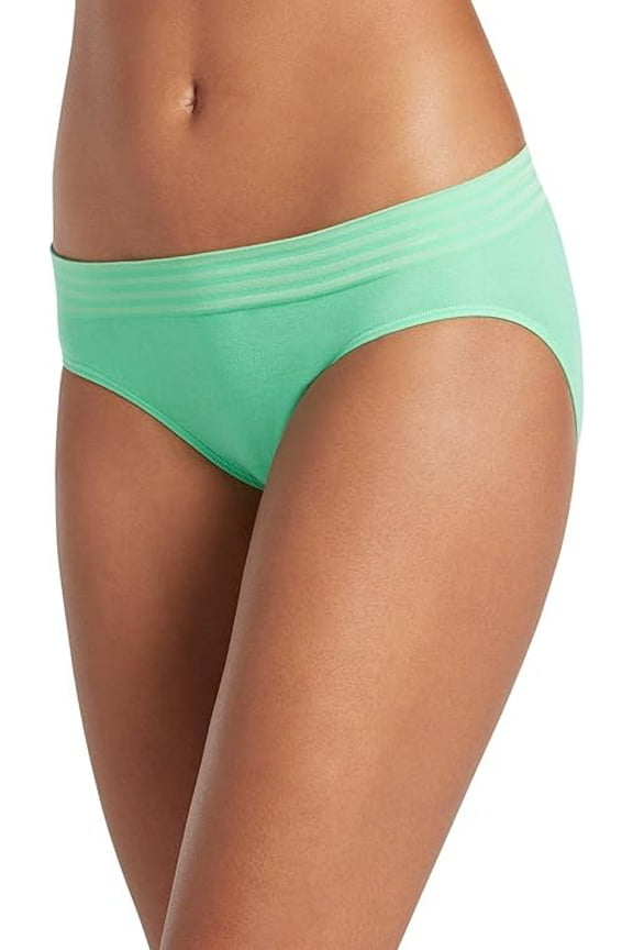 Women's Underwear Modern Cotton Seam free Bikini 2080, Green, 7