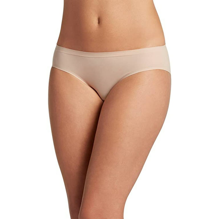 Jockey Women's Underwear Seamfree Air Bikini, Beige, X-Large