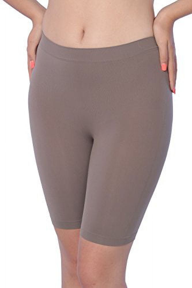 Jockey Women's Underwear Skimmies Wicking Slipshort, Coffee Bean,M