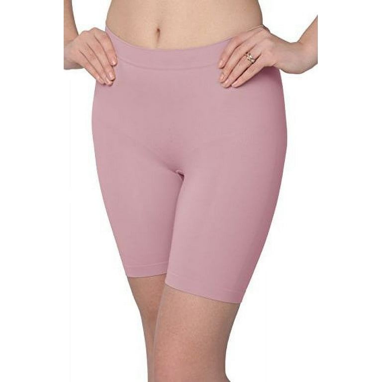 Jockey Women's Underwear Skimmies Wicking Slipshort, Pink,L