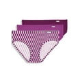 Jockey Women's Underwear Supersoft Bikini 3 Pack, Playful Prism