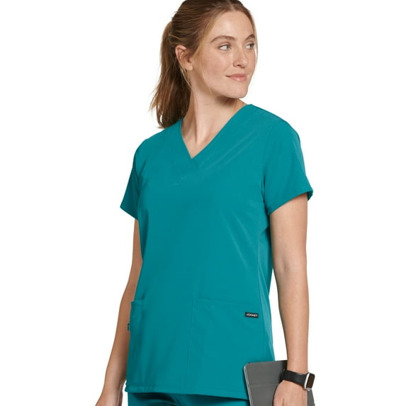 Jockey Women's V-Neck Crossover Scrub Top