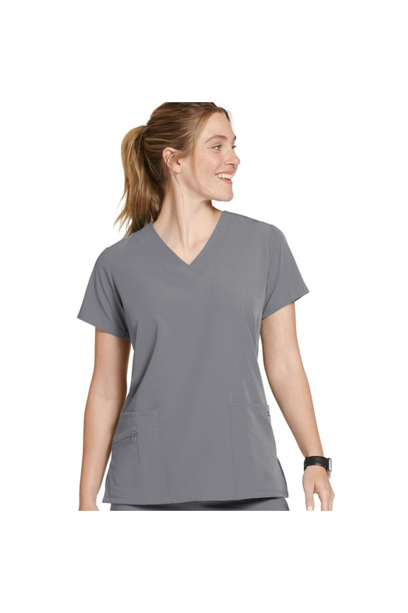 Women's V-Neck Crossover Scrub Top