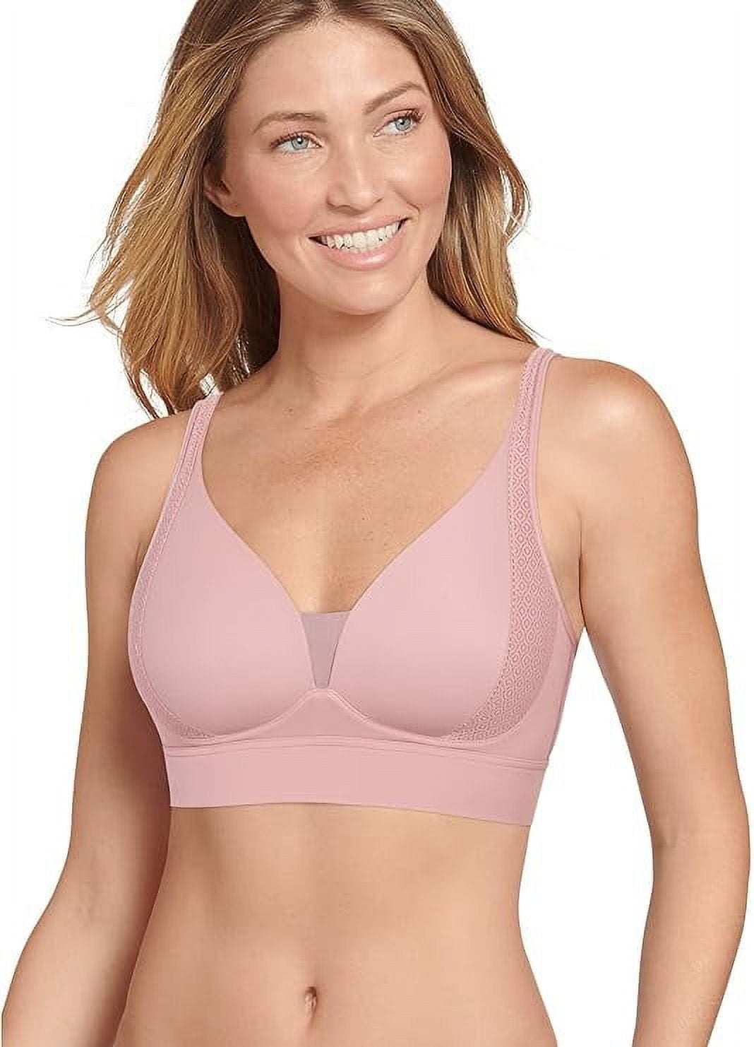 Jockey Women's V-Neck Molded Cup Lace Bra