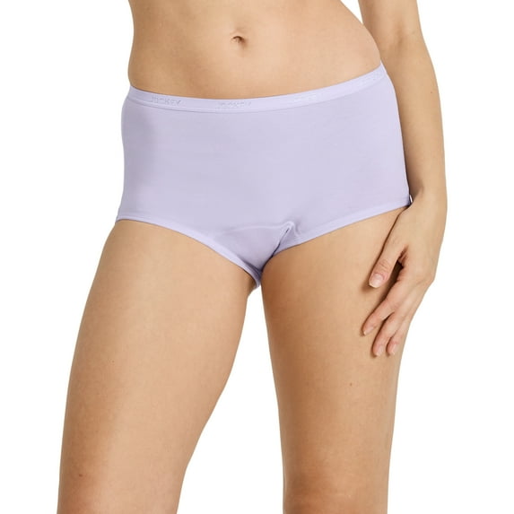 Jockey Women's Worry Free Cotton Stretch Heavy Absorbency Brief