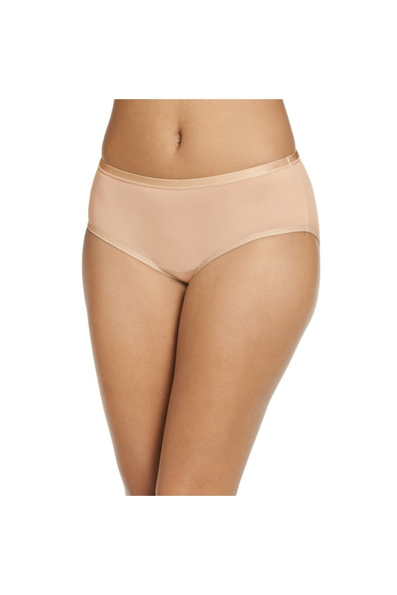 Women's Worry Free Cotton Stretch Heavy Absorbency Full Coverage Hipster