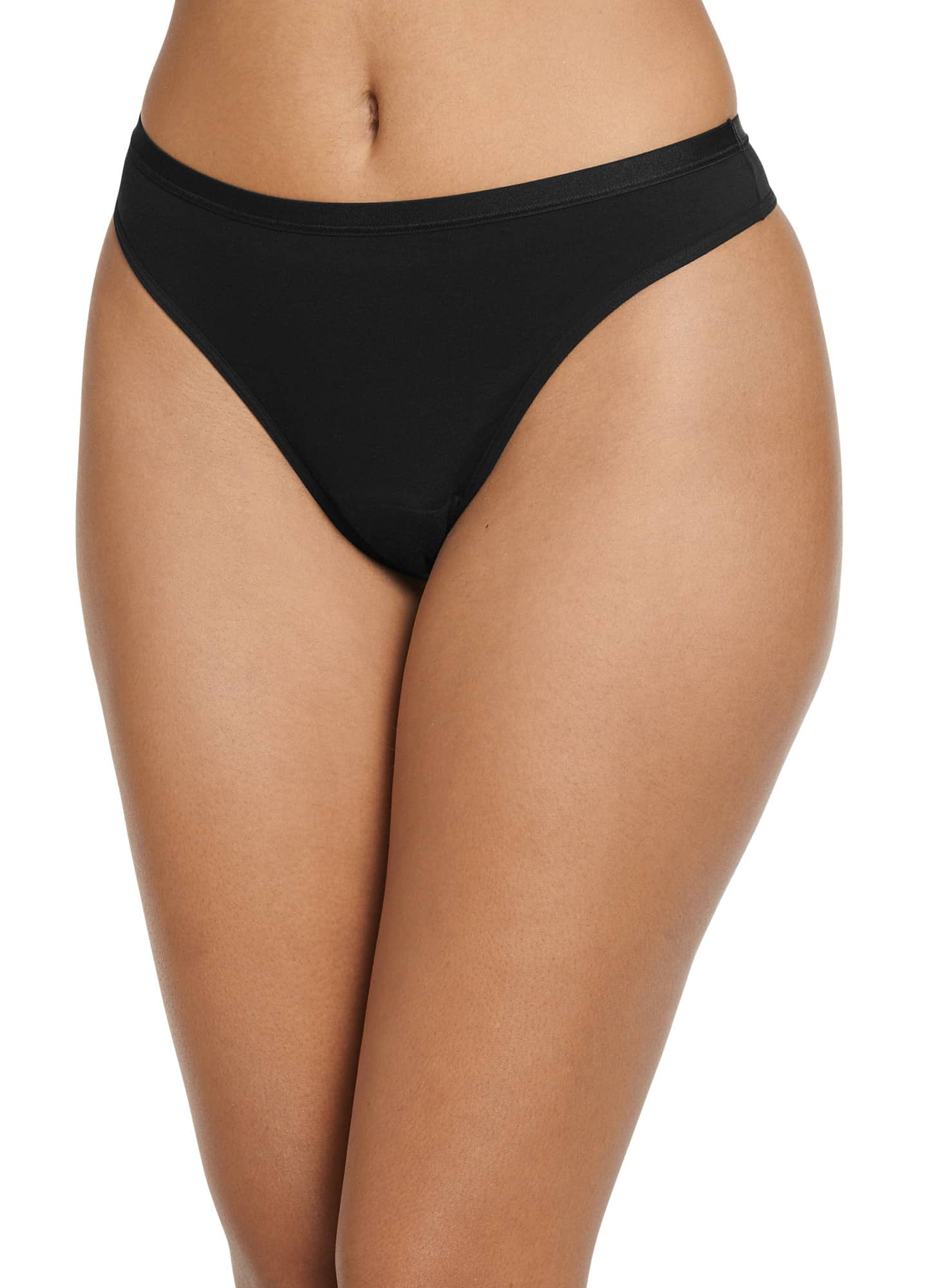 Jockey Women's Navy Supima Cotton Allure Thong Panties Size S MSRP $13 