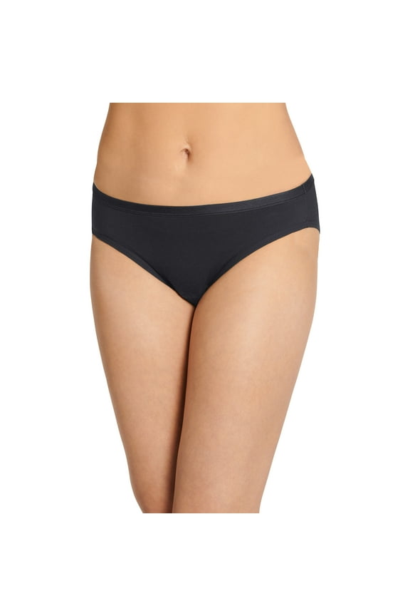Women's Worry Free Cotton Stretch Moderate Absorbency Bikini