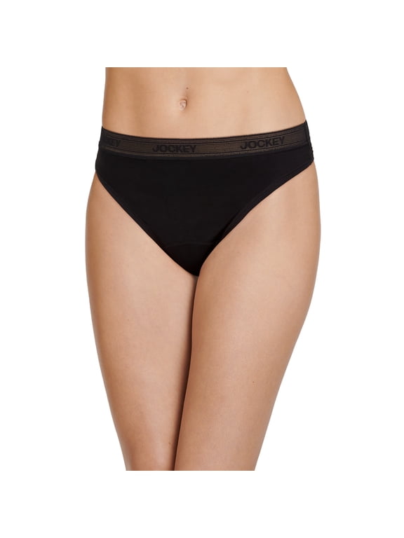 Women's Worry Free Microfiber Light Absorbency Thong