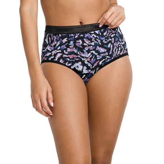 Jockey Women's Worry Free Microfiber Moderate Absorbency Brief
