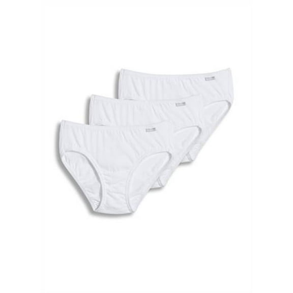 Jockey Womens Elance Bikini 3 Pack Underwear Bikini Briefs 100% cotton