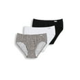 thumbnail image 1 of Jockey Womens Elance Bikini 3 Pack Underwear Bikini Briefs 100% cotton, 1 of 3