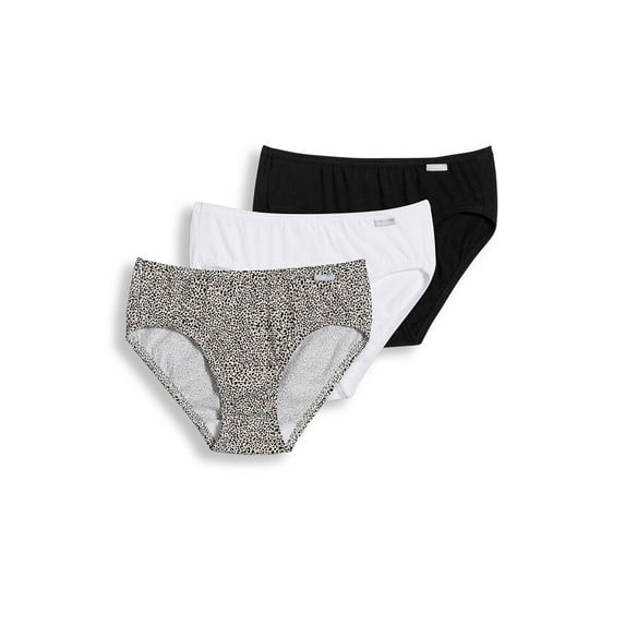 Jockey Womens Elance Bikini 3 Pack Underwear Bikini Briefs 100% cotton