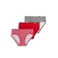 thumbnail image 1 of Jockey Womens Elance Bikini 3 Pack Underwear Bikini Briefs 100% cotton, 1 of 3