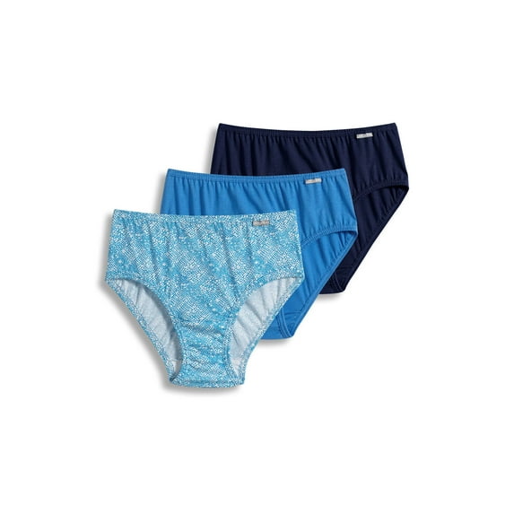 Jockey Womens Elance Hipster 3 Pack Underwear Hipsters 100% cotton