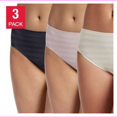 thumbnail image 1 of Jockey Womens Panties Underwear Hi-Cut Seamfree 6/Black/Light/Sandy Shimmer, 1 of 4