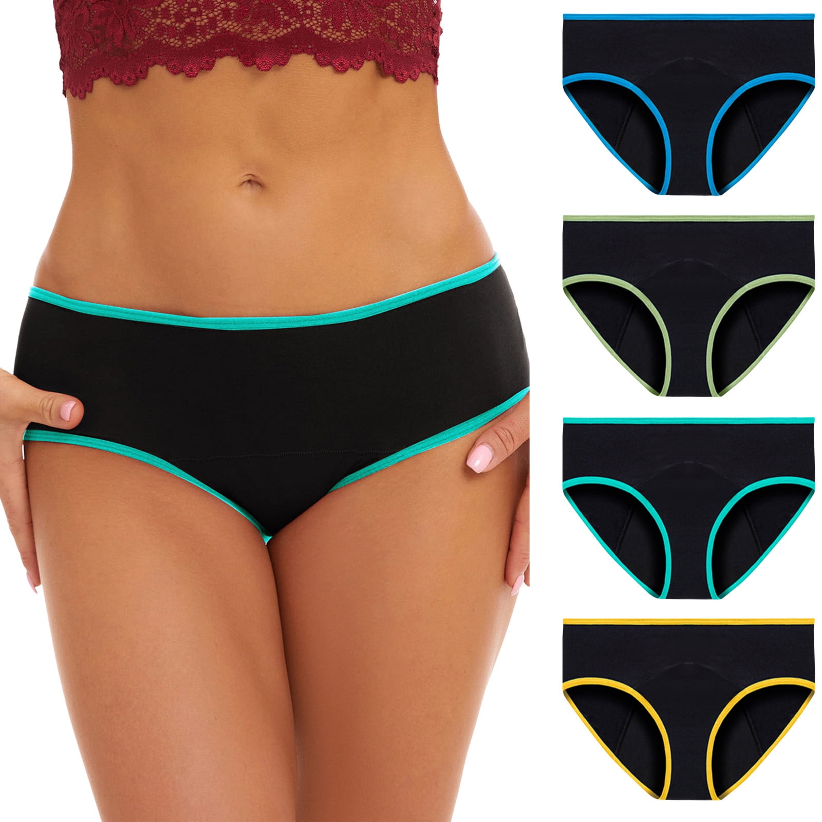 Jockey Womens Underwear Briefs! Steady Plus Size For Women Absorbent Waterproof Liquid Traceless