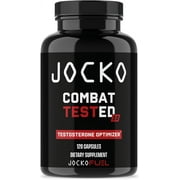 Jocko Fuel Test Booster for Men - Natural Endurance & Strength Booster, 120 Count, 30 Servings