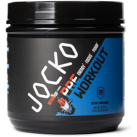 Jocko Fuel Ultimate Pre Workout Powder - Pre-Workout Energy Powder Drink (Nitro Pop)