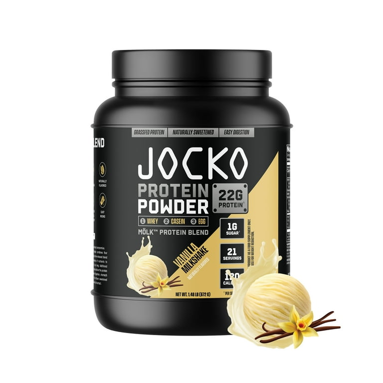 Jocko Mölk Vanilla Protein Powder, 21 Servings - Walmart.com