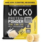 Jocko M lk Whey Protein Powder 22g - 2lb bag, Banana Cream