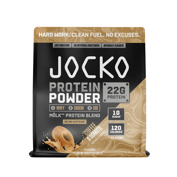 Jocko Mlk Coffee and Donuts Protein Powder Bag (2lb)