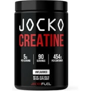 Jocko Fuel Creatine Monohydrate Powder, Unflavored,Supplement for Athletic Performance & Muscle Health, 90 Servings, 16 oz