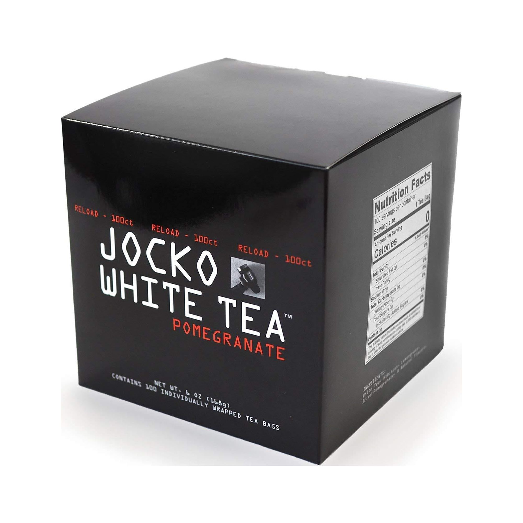 Jocko White Tea RELOAD 100 CT 100 Count NEW