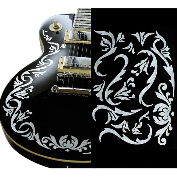 Jockomo Cowboy Fancy Vine WT Guitar Bass Inlay Sticker