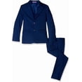 thumbnail image 1 of Jodano Boy's 2141406 Formal 3 Piece Stretch Slim Fit Dress Suit - Medium Blue - 14, 1 of 3