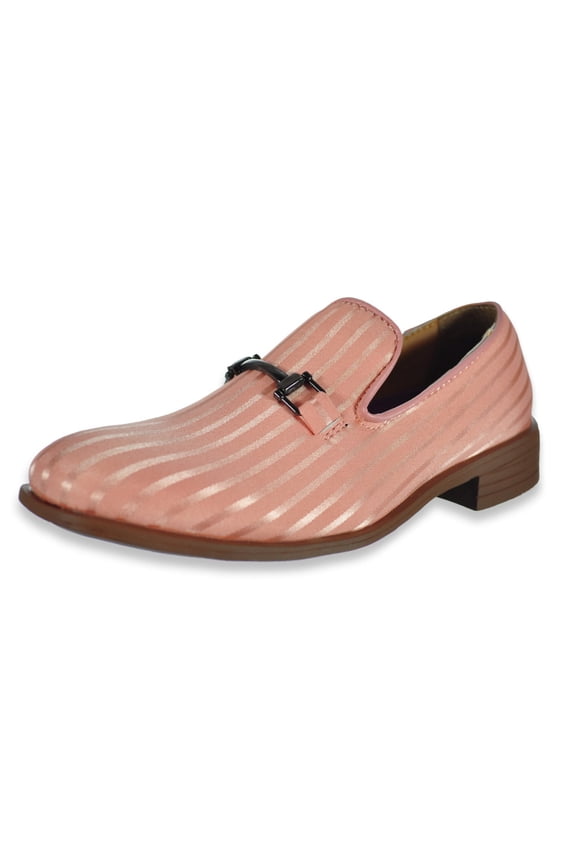Boys Velvet Buckle Slip-On Shoes Color: rose pink Size: 11 toddler